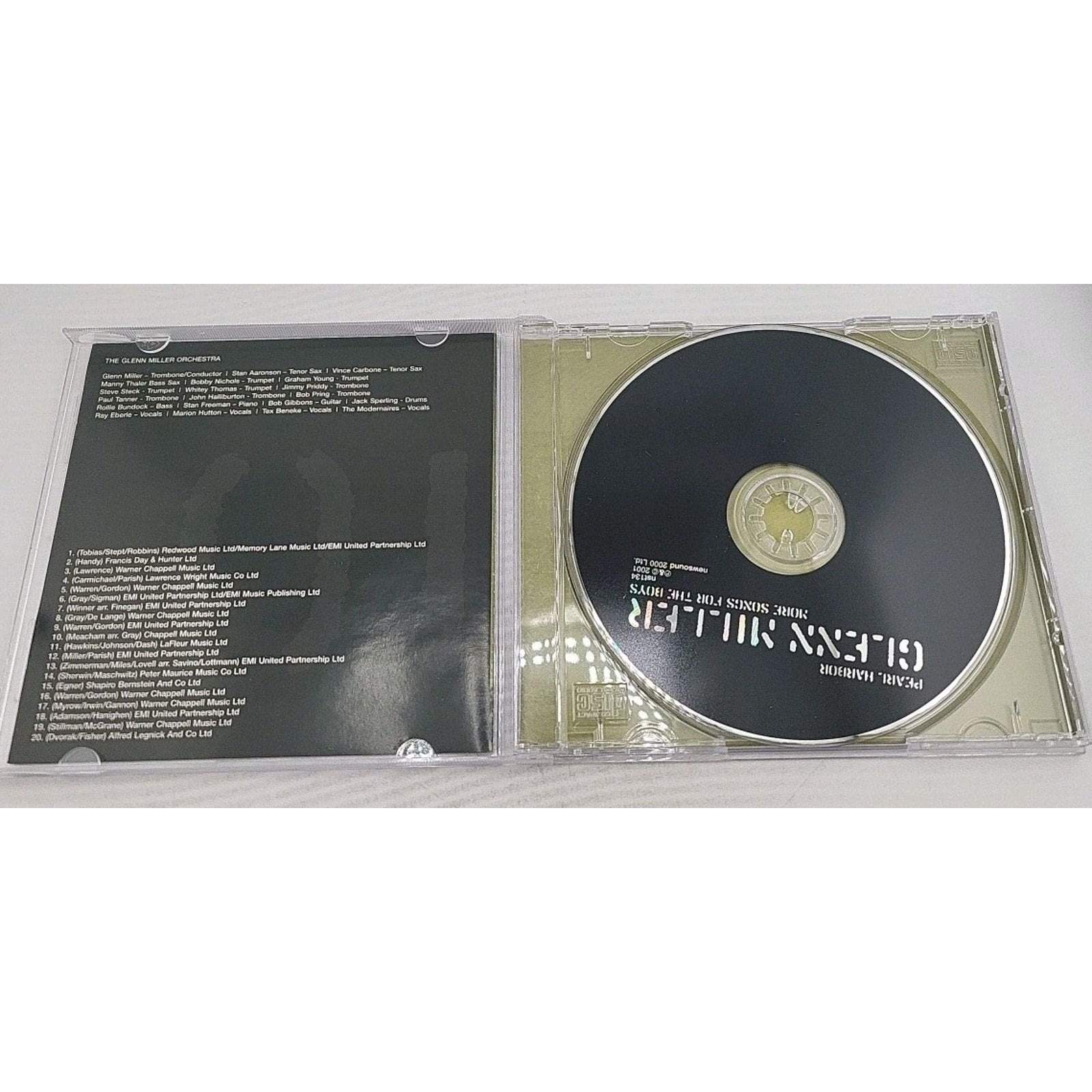 Glenn Miller - Pearl Harbor, Songs For The Boys (CD 2001)