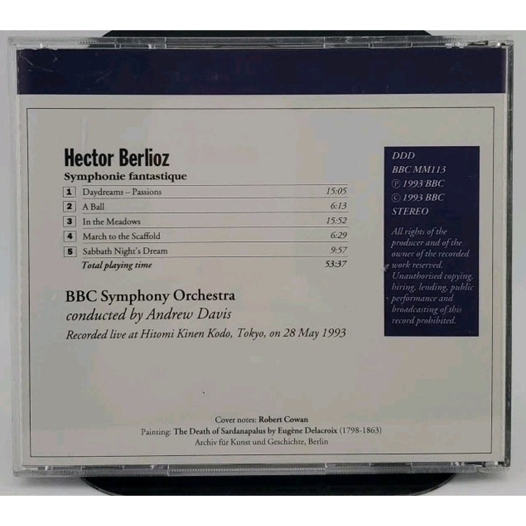 Berlioz Symphonie Fantastique Volume 2 Number 1 CD