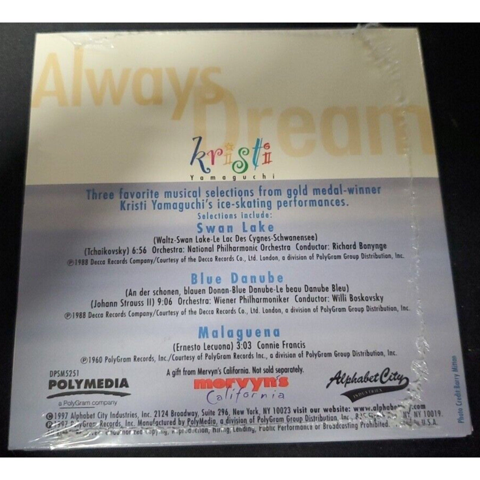 Kristi Yamaguchi Always Dream (CD) *Brand New*
