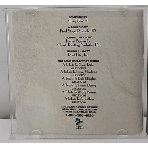 A Tribute To Artie Shaw: Big Band Collector's Series CD
