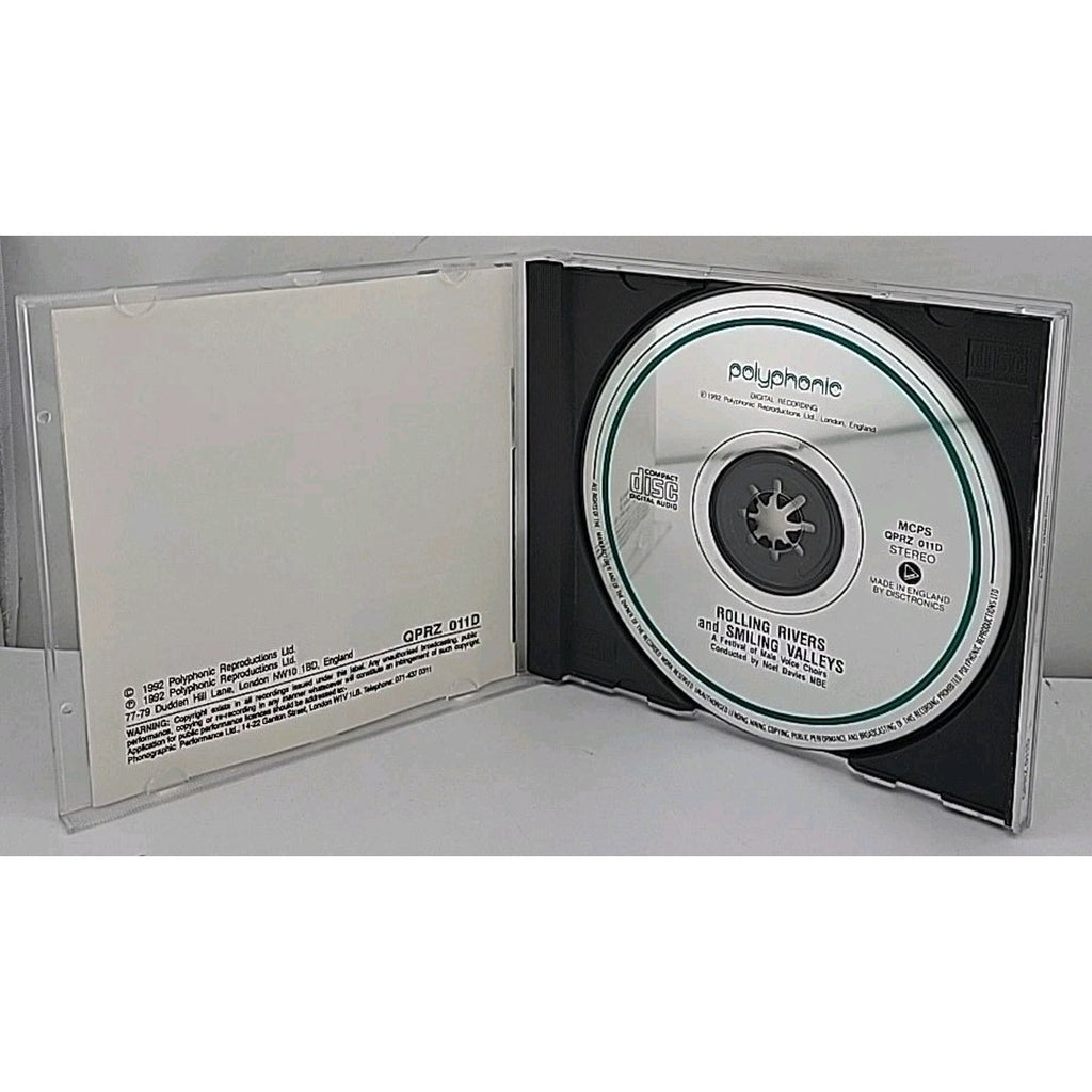Rolling Rivers and Smiling Valleys CD Male Choirs Noel Davies