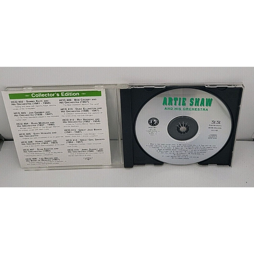 Plays 22 Original Big Band Recordings by Shaw, Artie (CD, 1993)