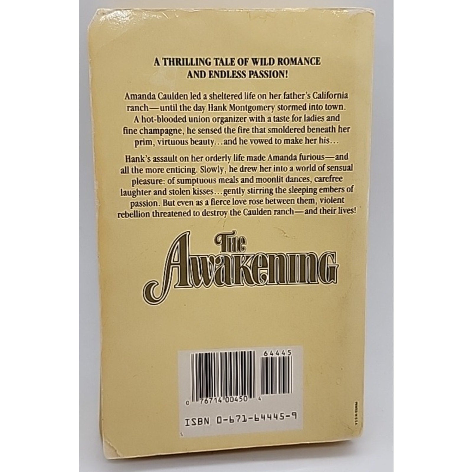 Awakening by Jude Deveraux (1988, Trade Paperback)