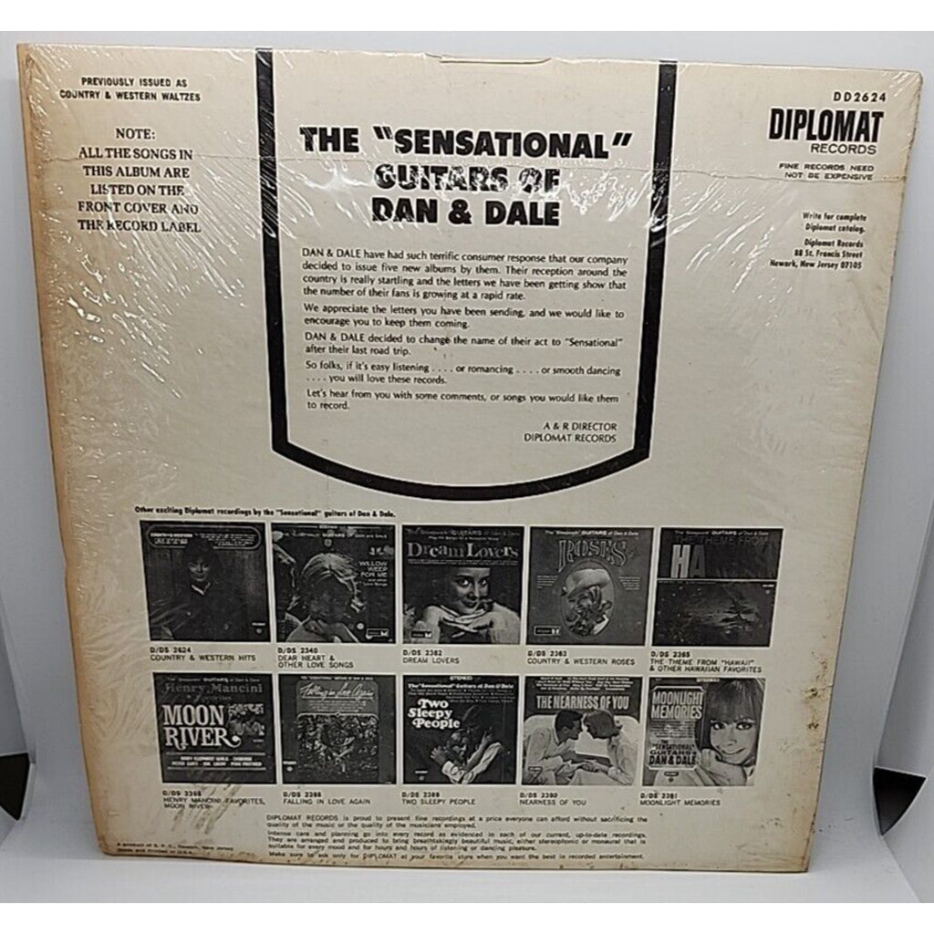 The Senational Guitars Of Dan & Dale Country & Western Hits (Record)