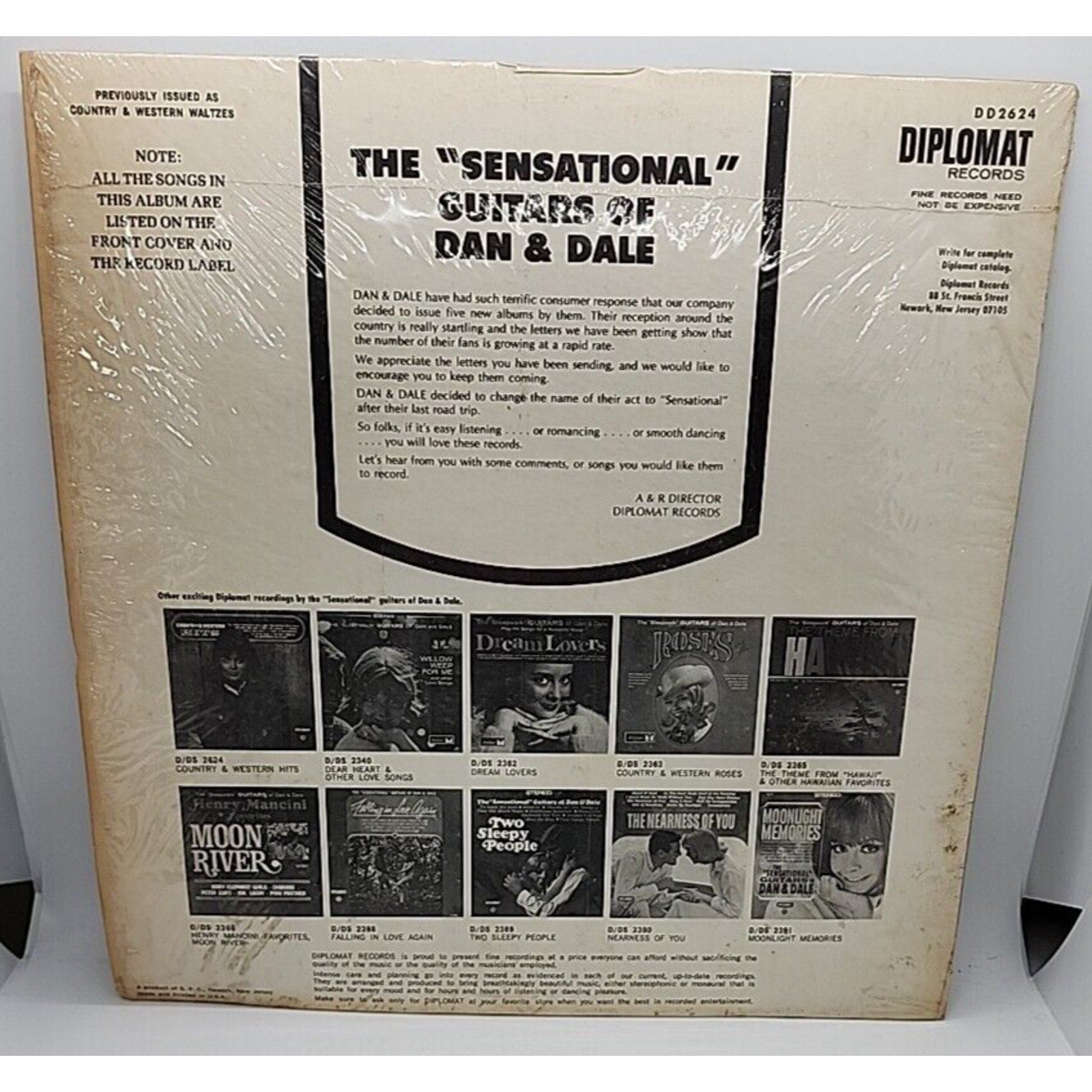 The Senational Guitars Of Dan & Dale Country & Western Hits (Record)
