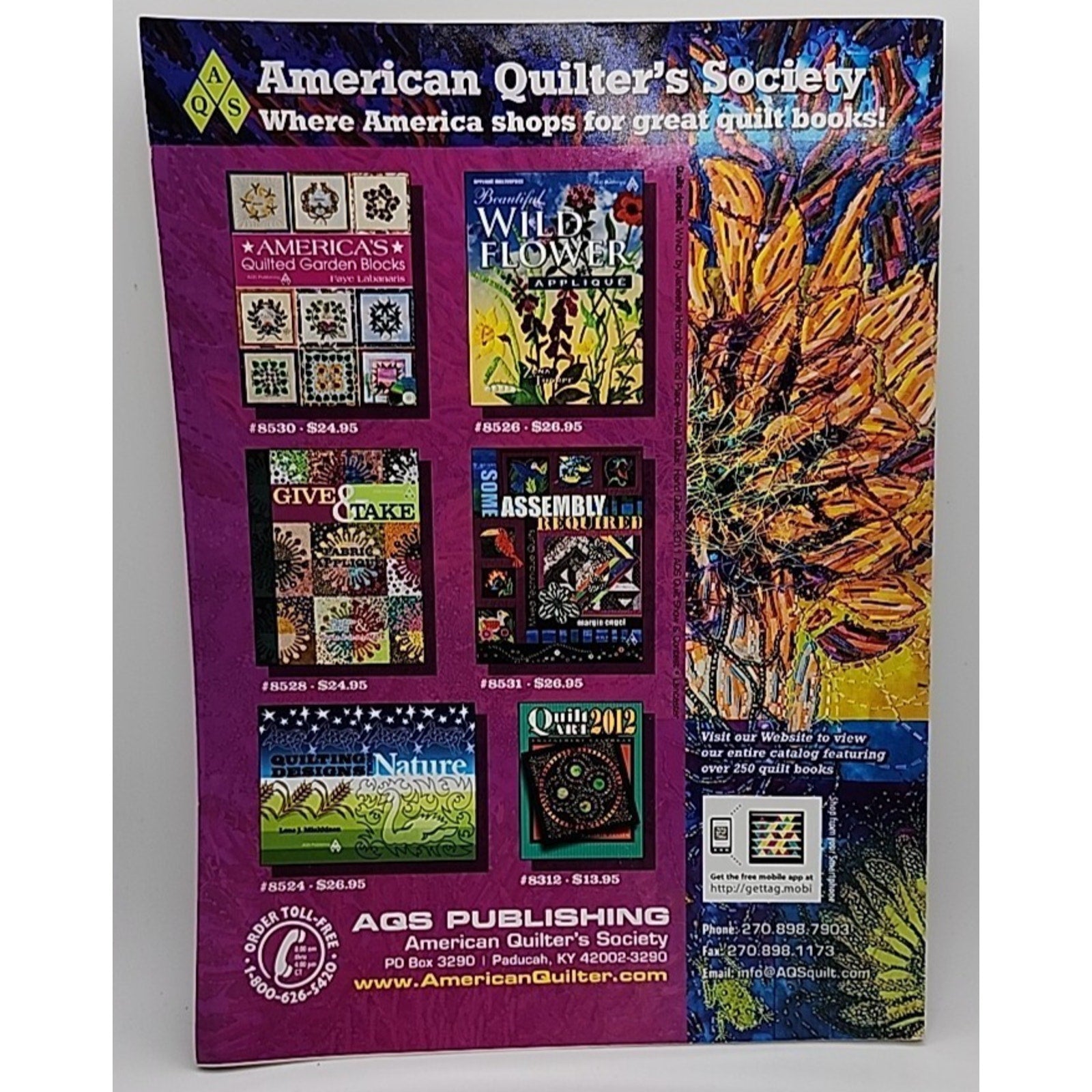 Quilt Magazine August September 2011 Complete w/Patterns