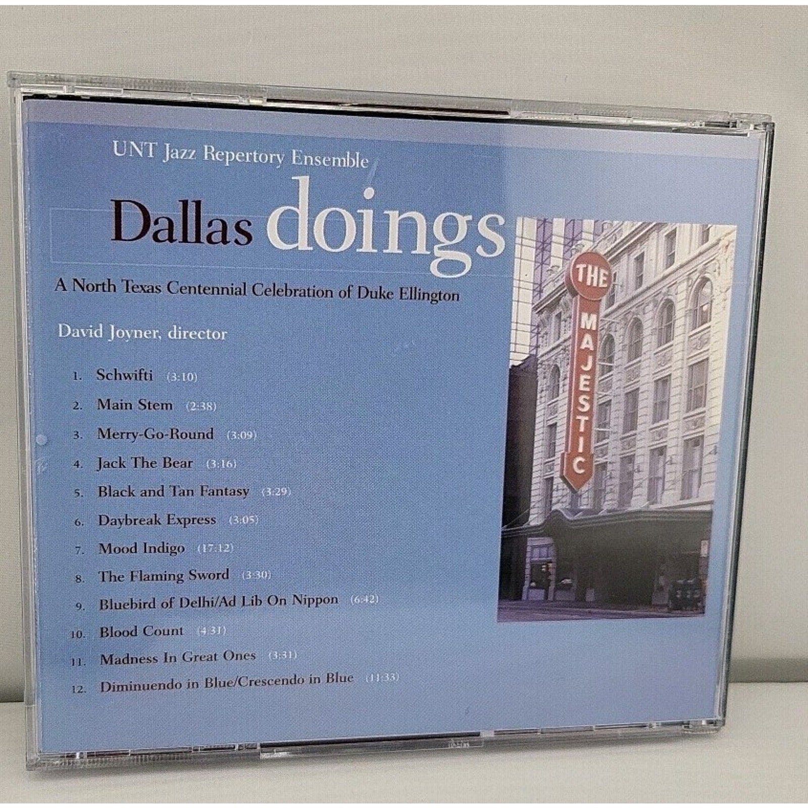 Dallas Doings UNT Jazz Repertory Ensemble CD