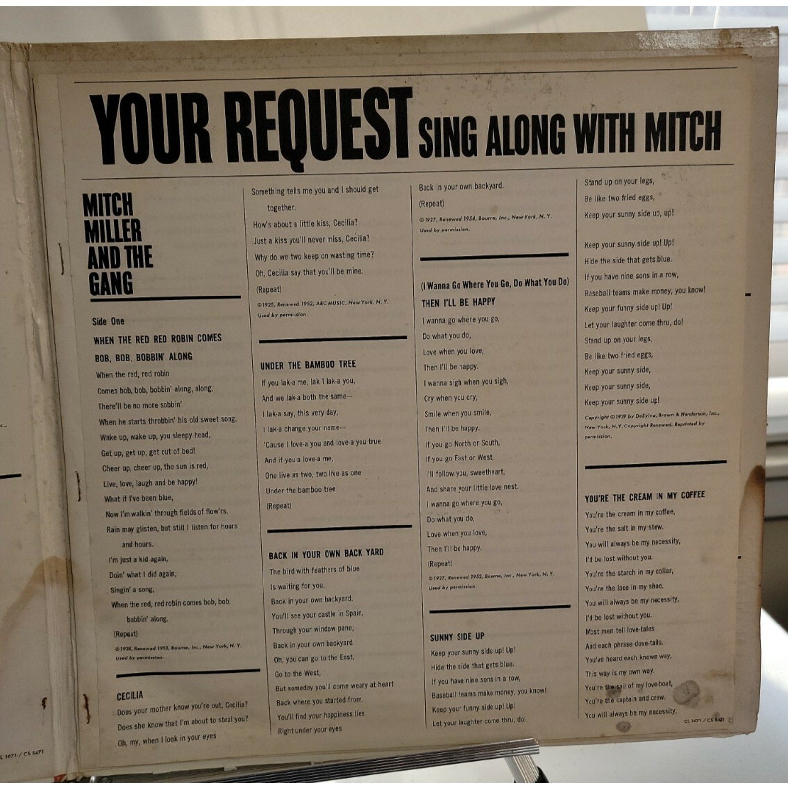 Mitch Miller And The Gang – Your Request Sing Along With Mitch (Vinyl)