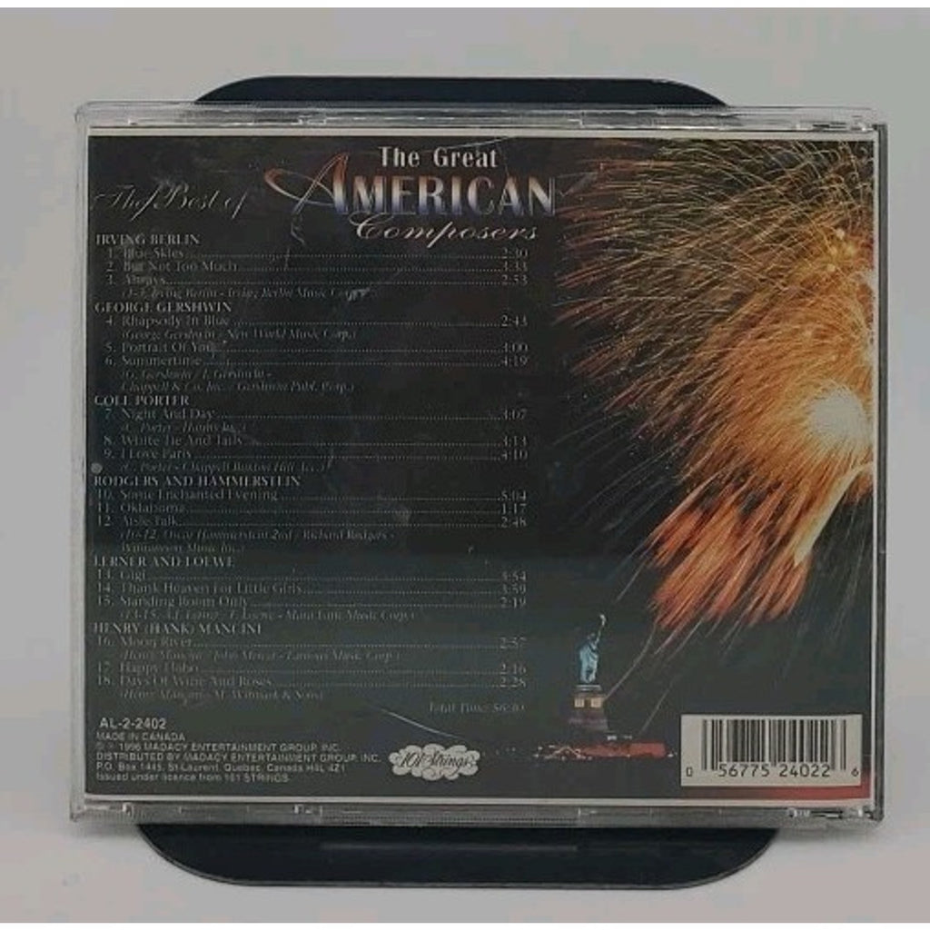 Best of Great American Compose by 101 Strings (CD, 1996)