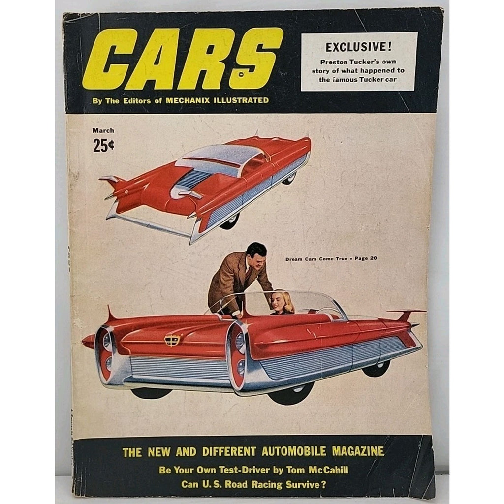 Cars Magazine - Mechanix Illustrated - March 1953 - Volume 1 Number 1