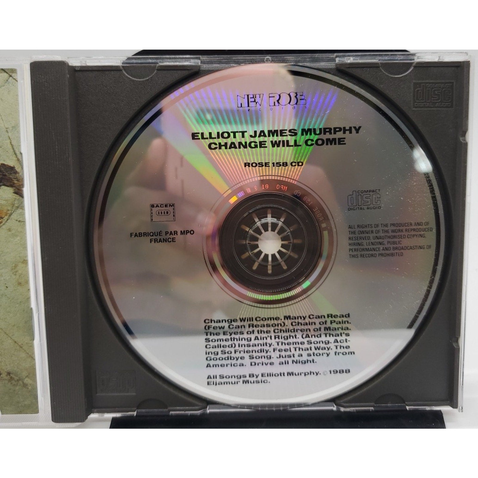 Elliott James Murphy Change Will Come (CD)