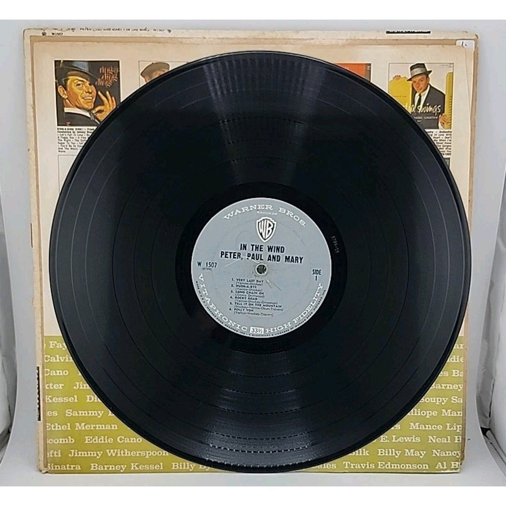 Peter Paul and Mary - In the Wind Vinyl LP Record Album 1963 Warner Bros. W1507