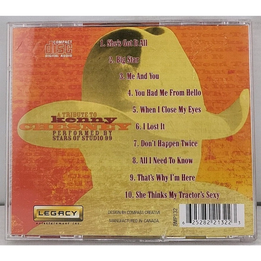 Tribute to Kenny Chesney - Music CD - Stars at Studio 99 - 2006-07-21 - Legacy