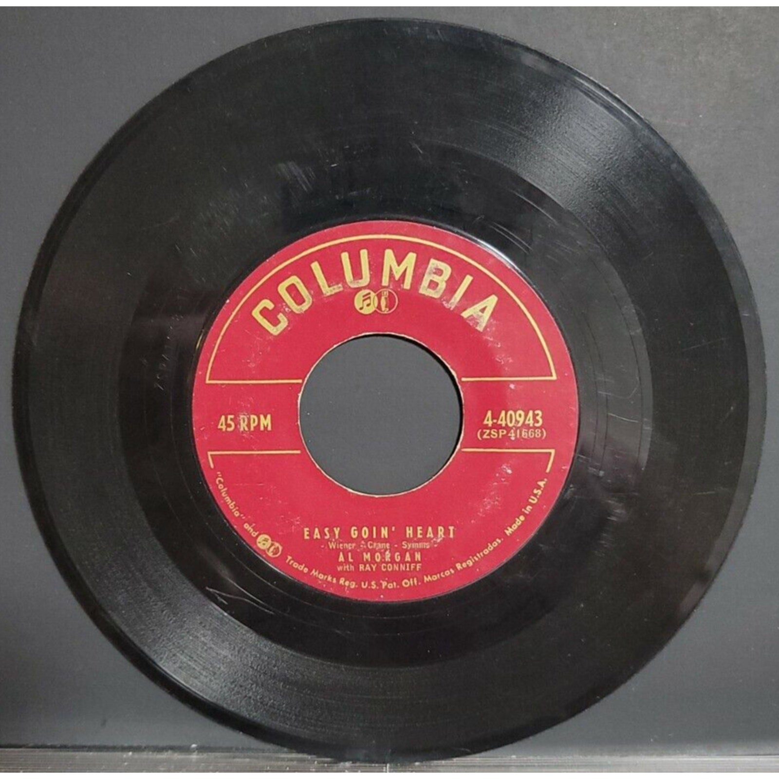 Easy Goin' Heart - Al Morgan - Columbia - 4-40943