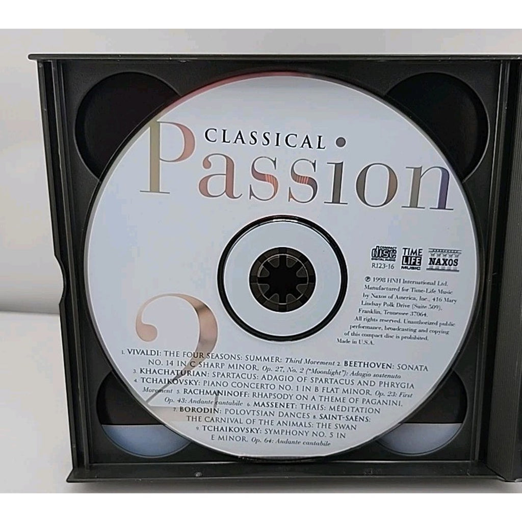 Classical Passion 3-CD Set Time-Life R123-16 Naxos 32 Tracks