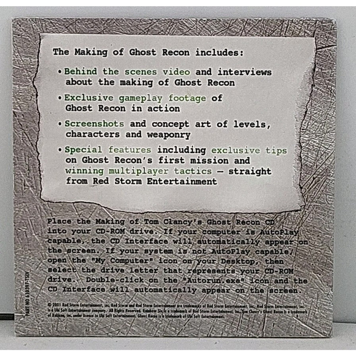 Tom Clancy The Making Of Ghost Recon PC Game (S2)
