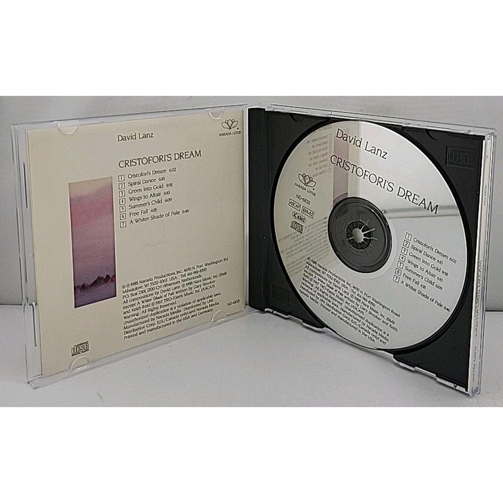 Cristofori's Dream by David Lanz (CD, May-1998, Narada)