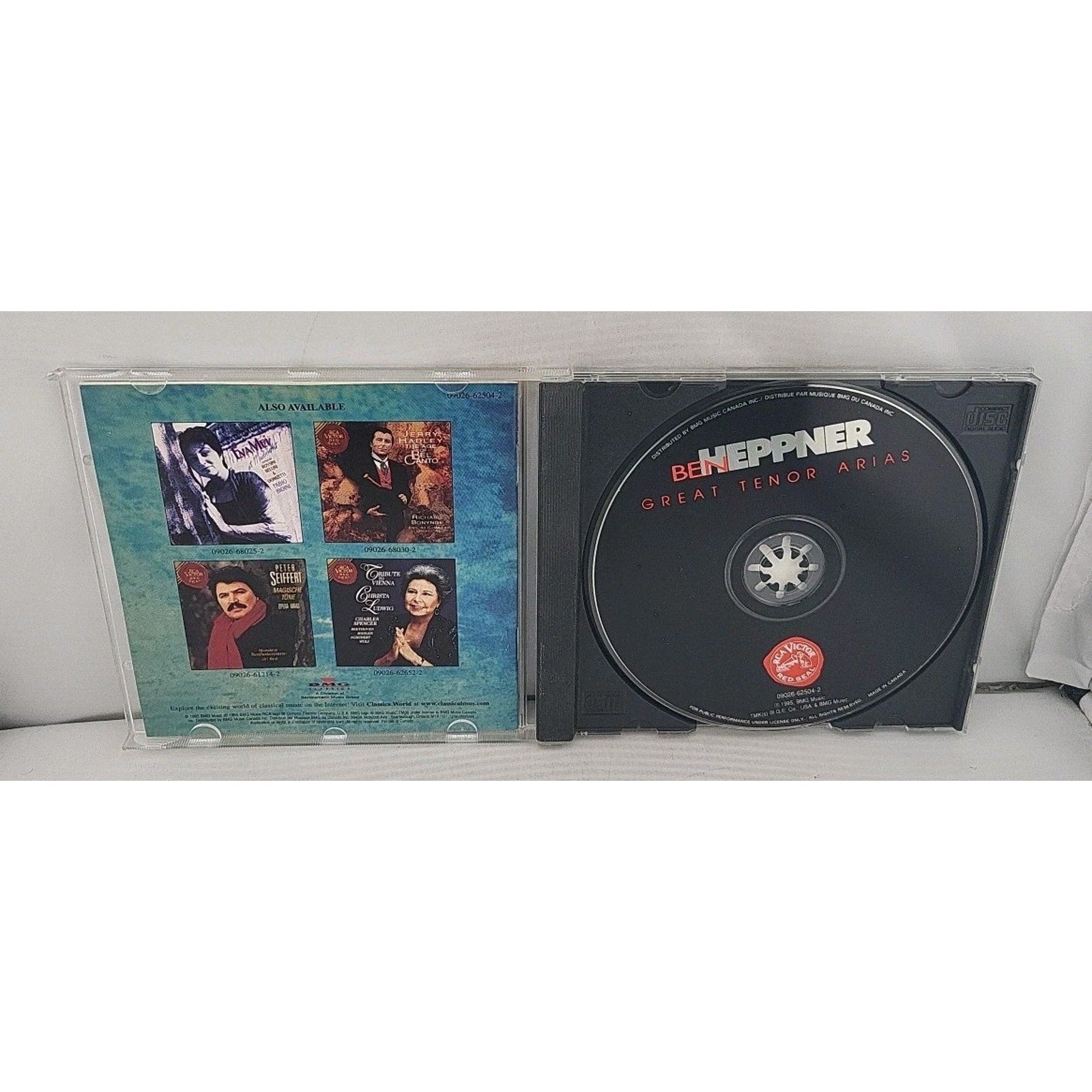 Great Tenor Arias by Ben Heppner (CD, 1995)