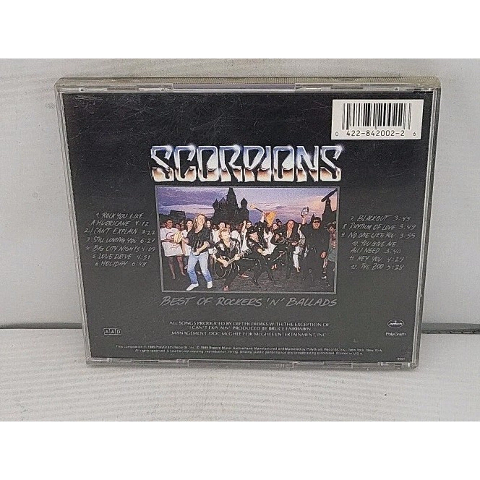 Best of Rockers 'n Ballads by Scorpions (CD, 1989)