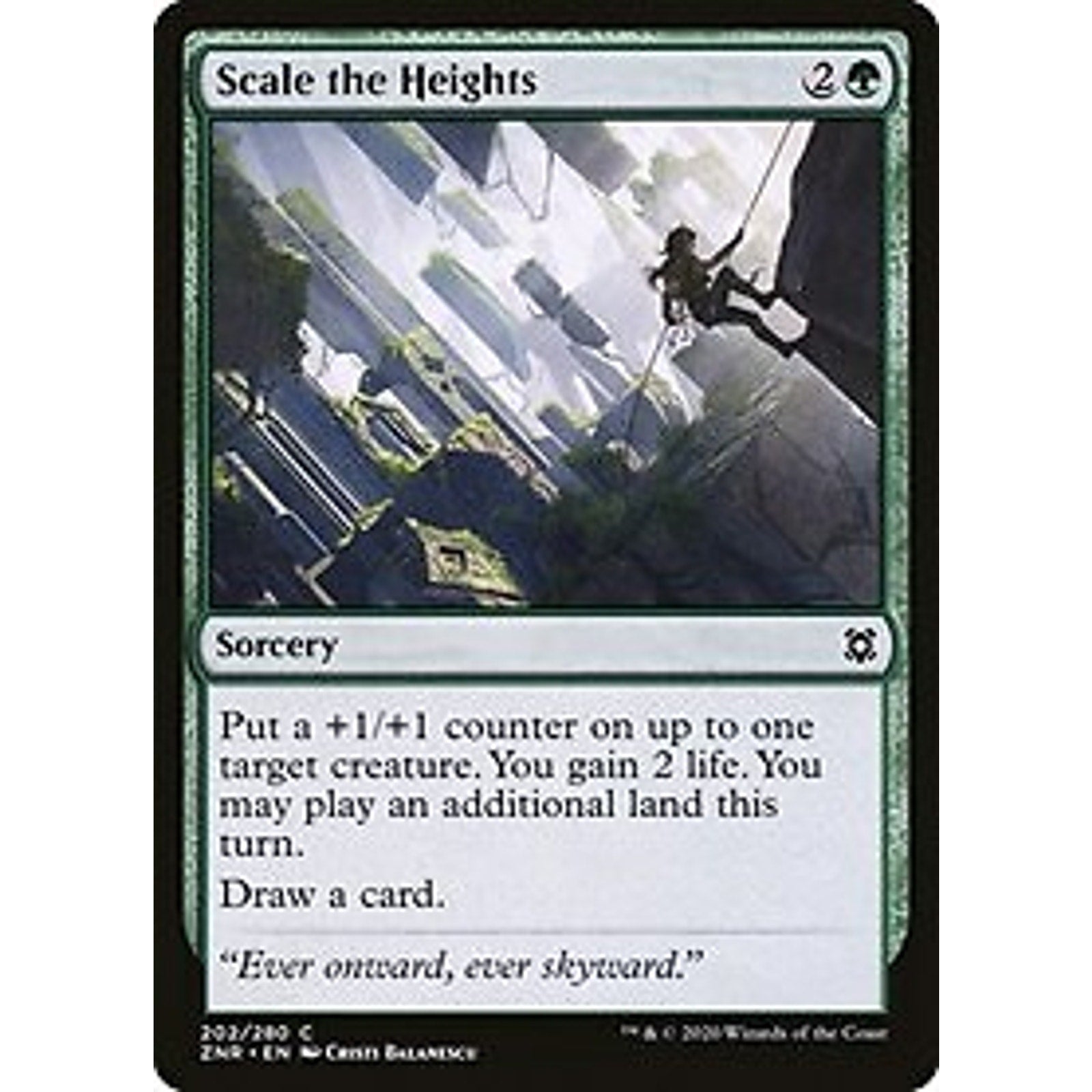 Scale the Heights (202) Zendikar Rising Mtg x4 4x ZNR Magic