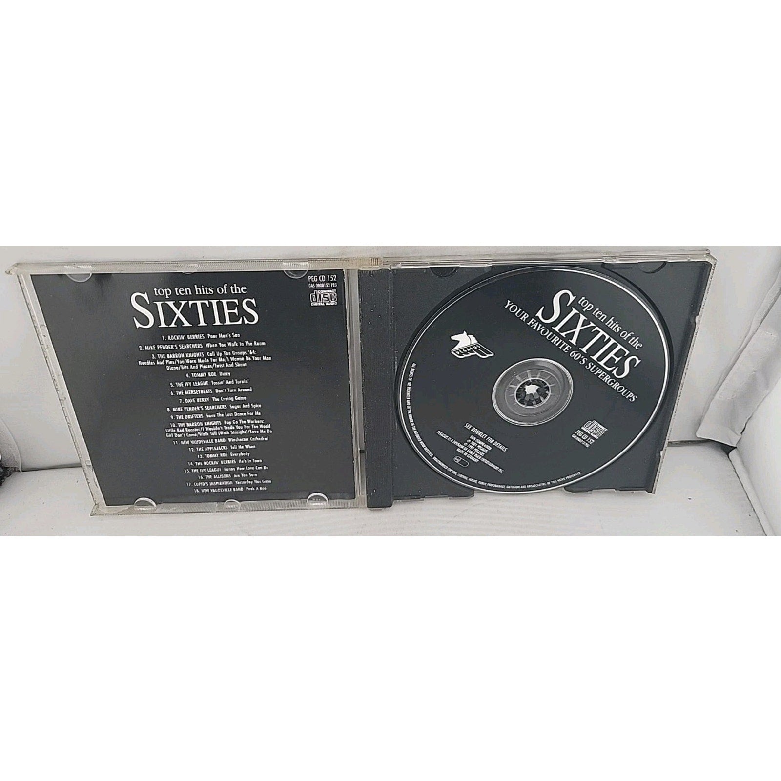 Top Ten Hits of the Sixties CD 60's Supergroups