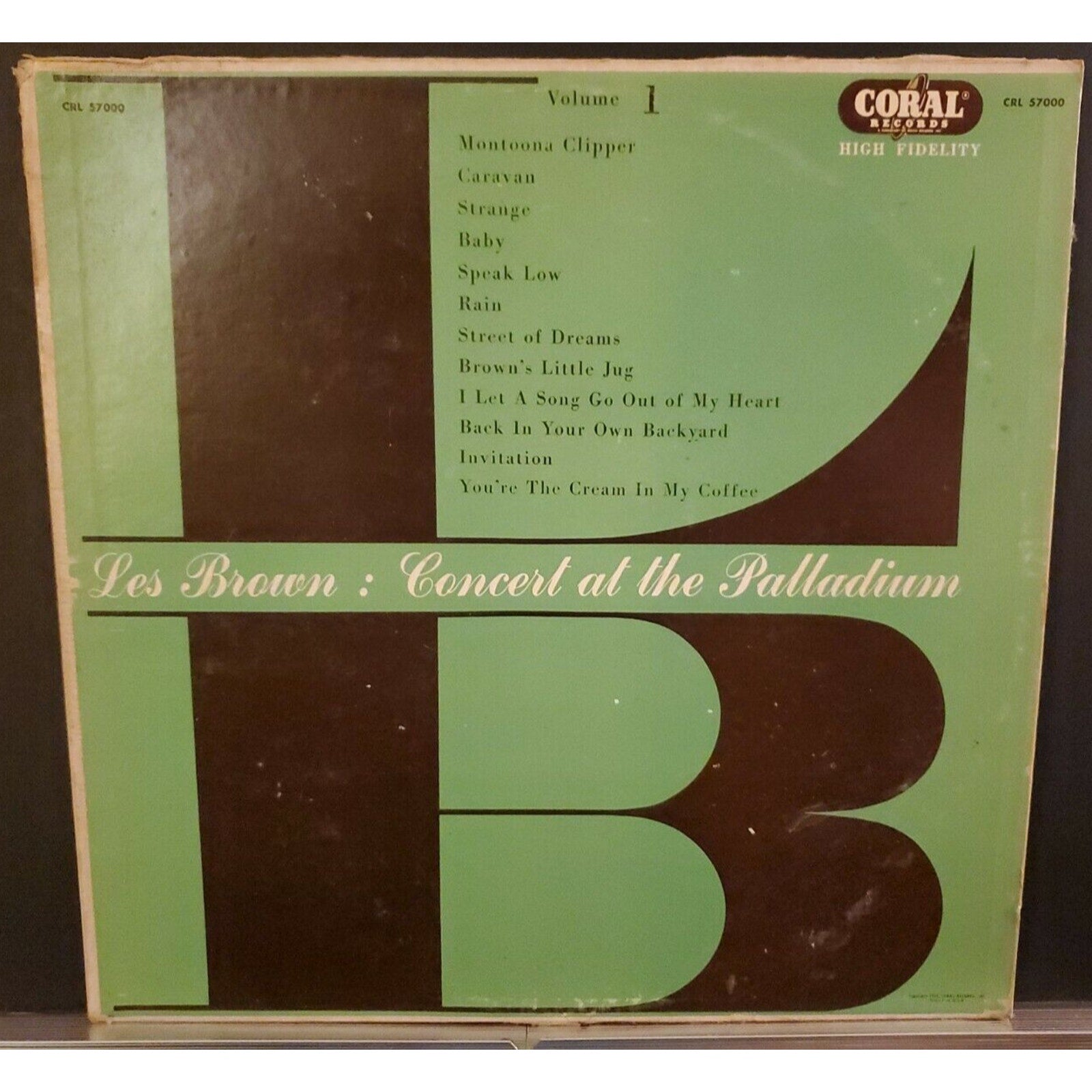 Concert at the Palladium Vol 1 Les Brown CRL 57000 LP