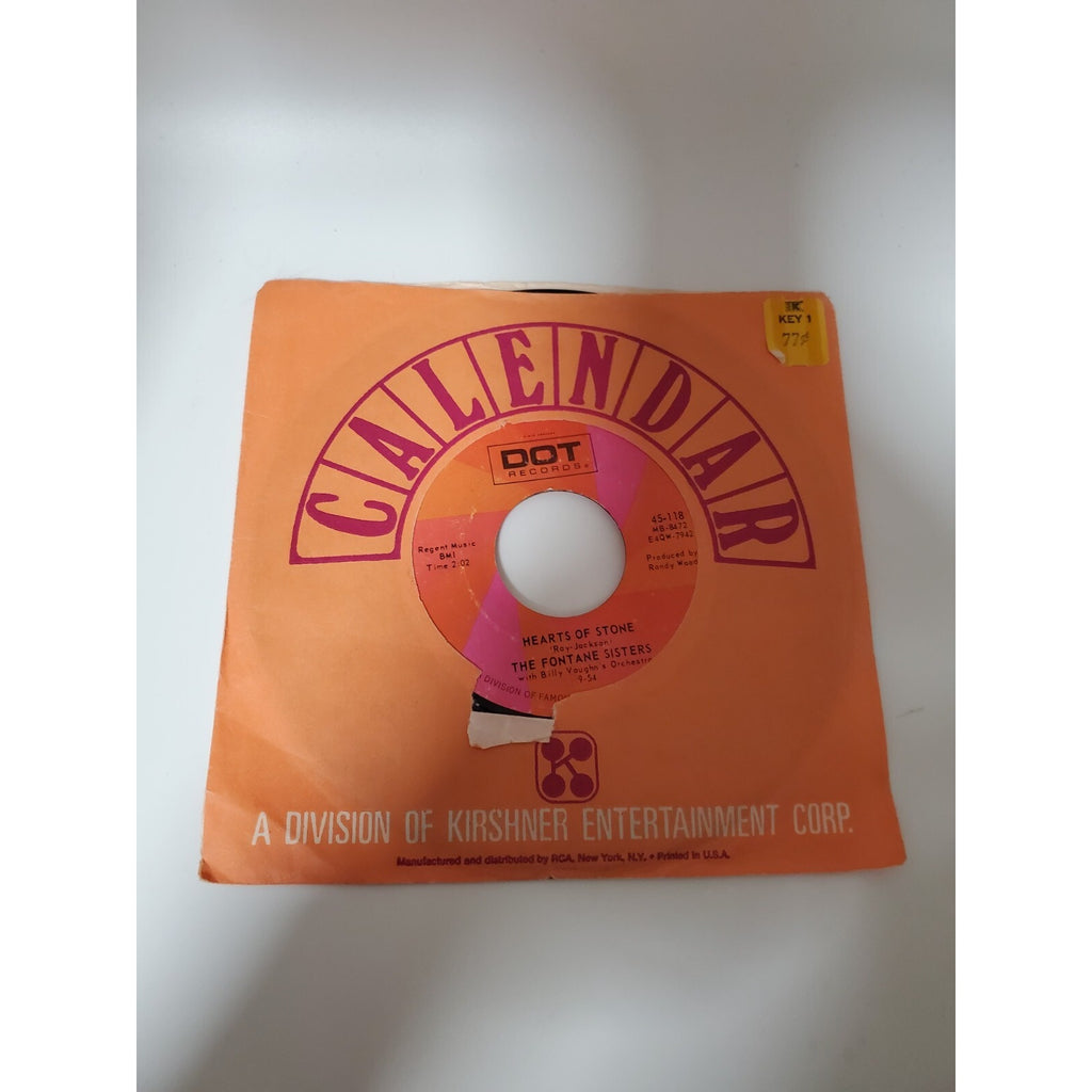 The Fontane Sisters - Seventeen - 45RPM Record - Singles