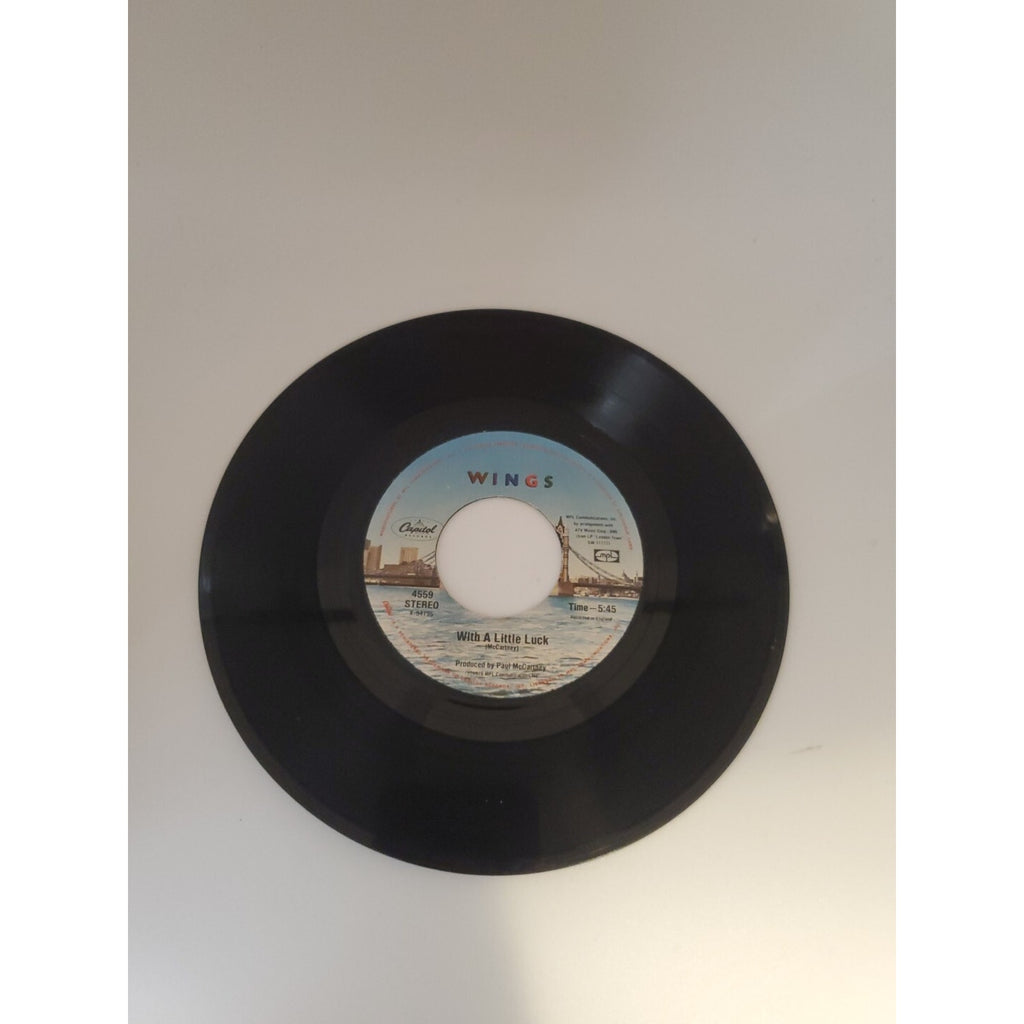 Paul McCartney With A Little Luck (Record)