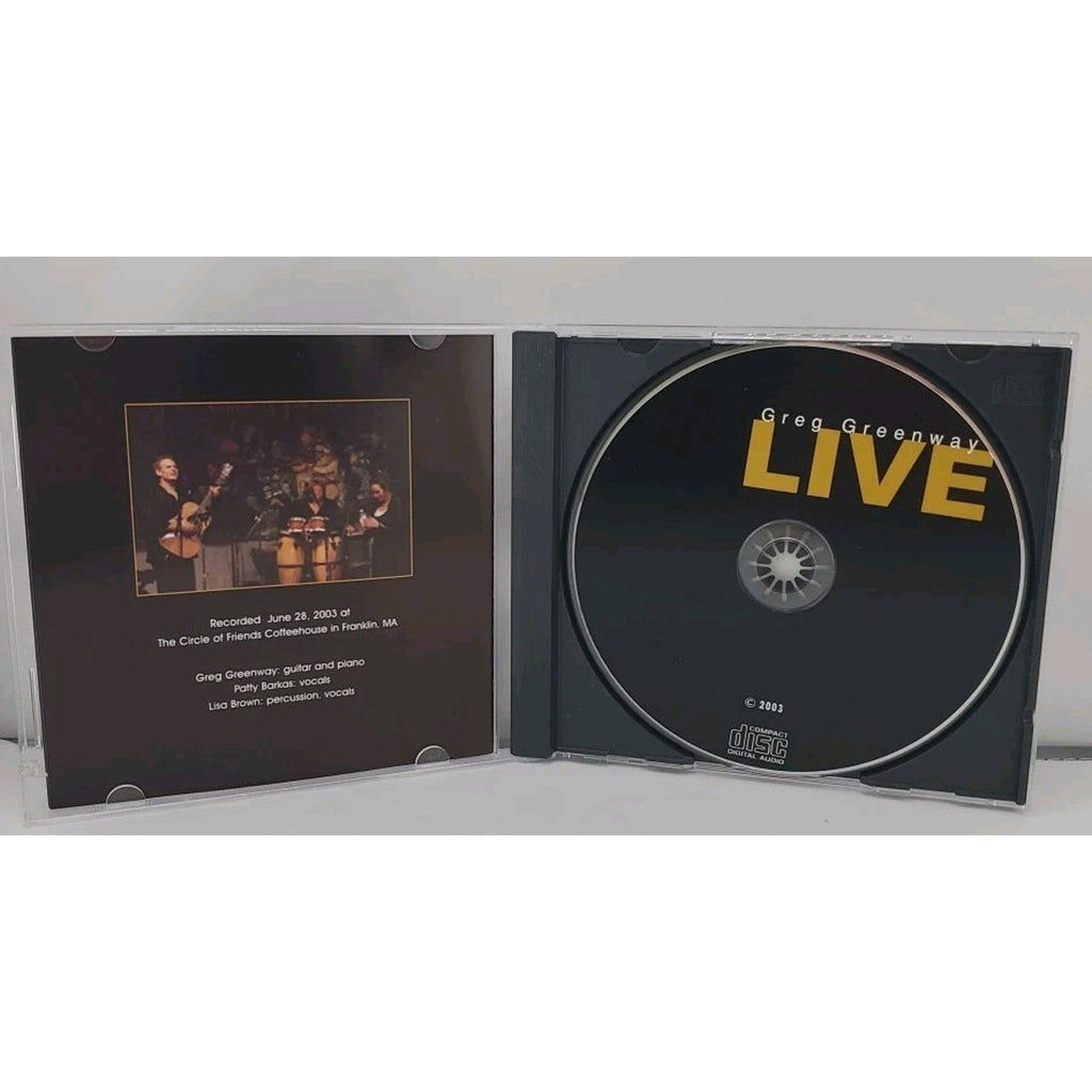 Live by Greg Greenway (CD, Face)