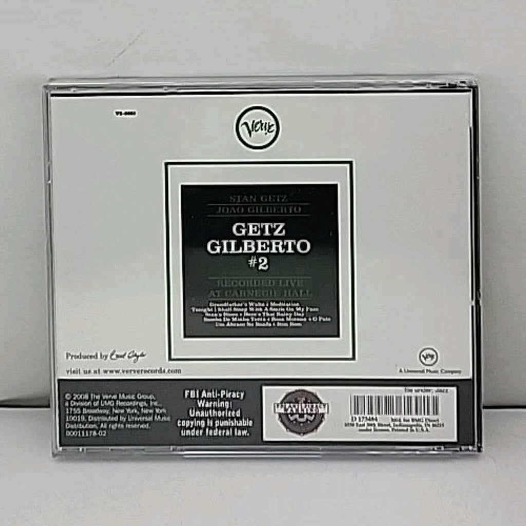 Getz/Gilberto #2 [Digipak] by Joao Gilberto/Stan Getz (Sax) (CD) *Brand New*