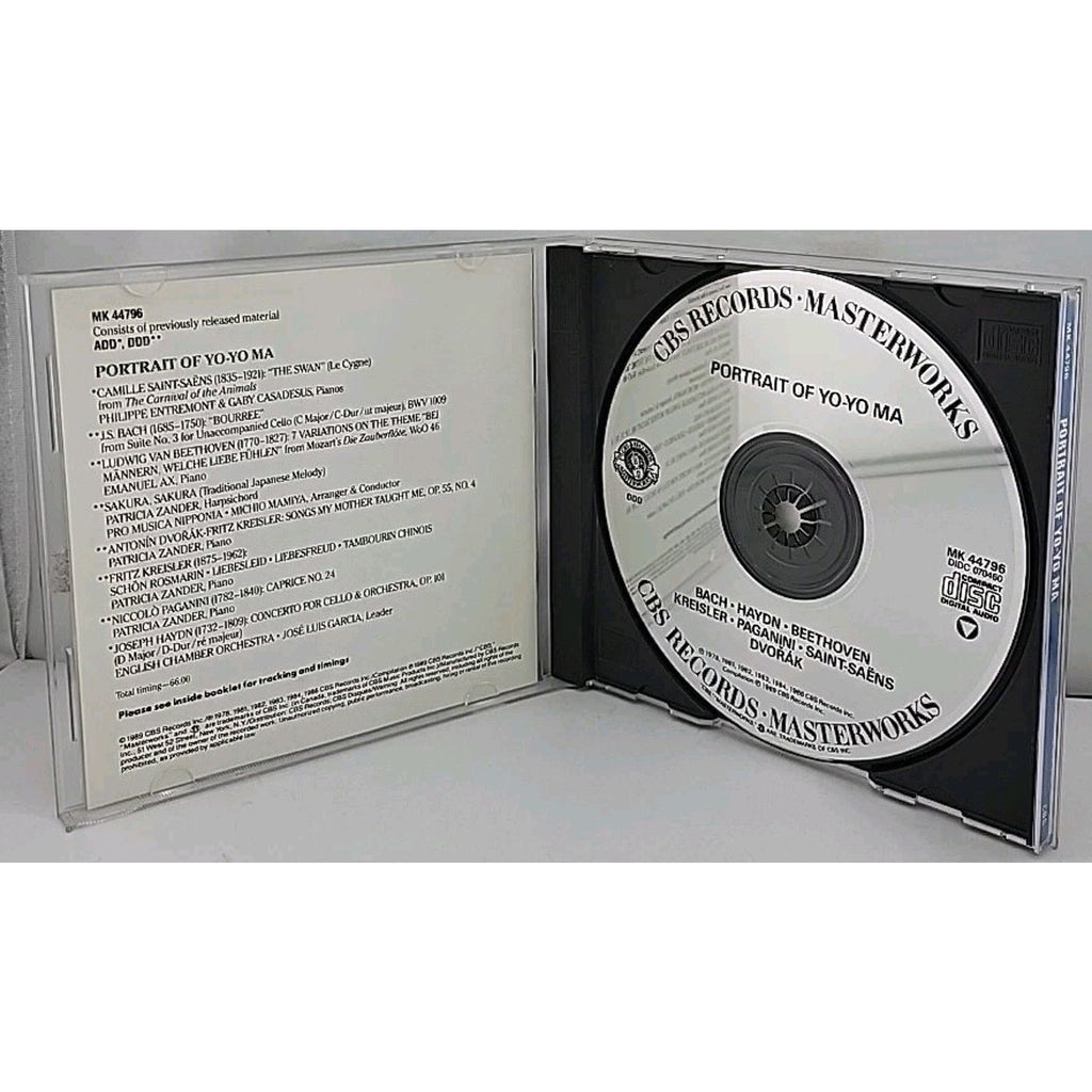 Portrait of Yo-Yo Ma by Yo-Yo Ma (CD, 1990)