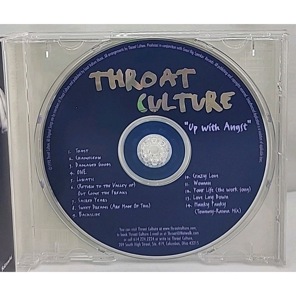 Up with Angst by Throat Culture (CD, 1998)