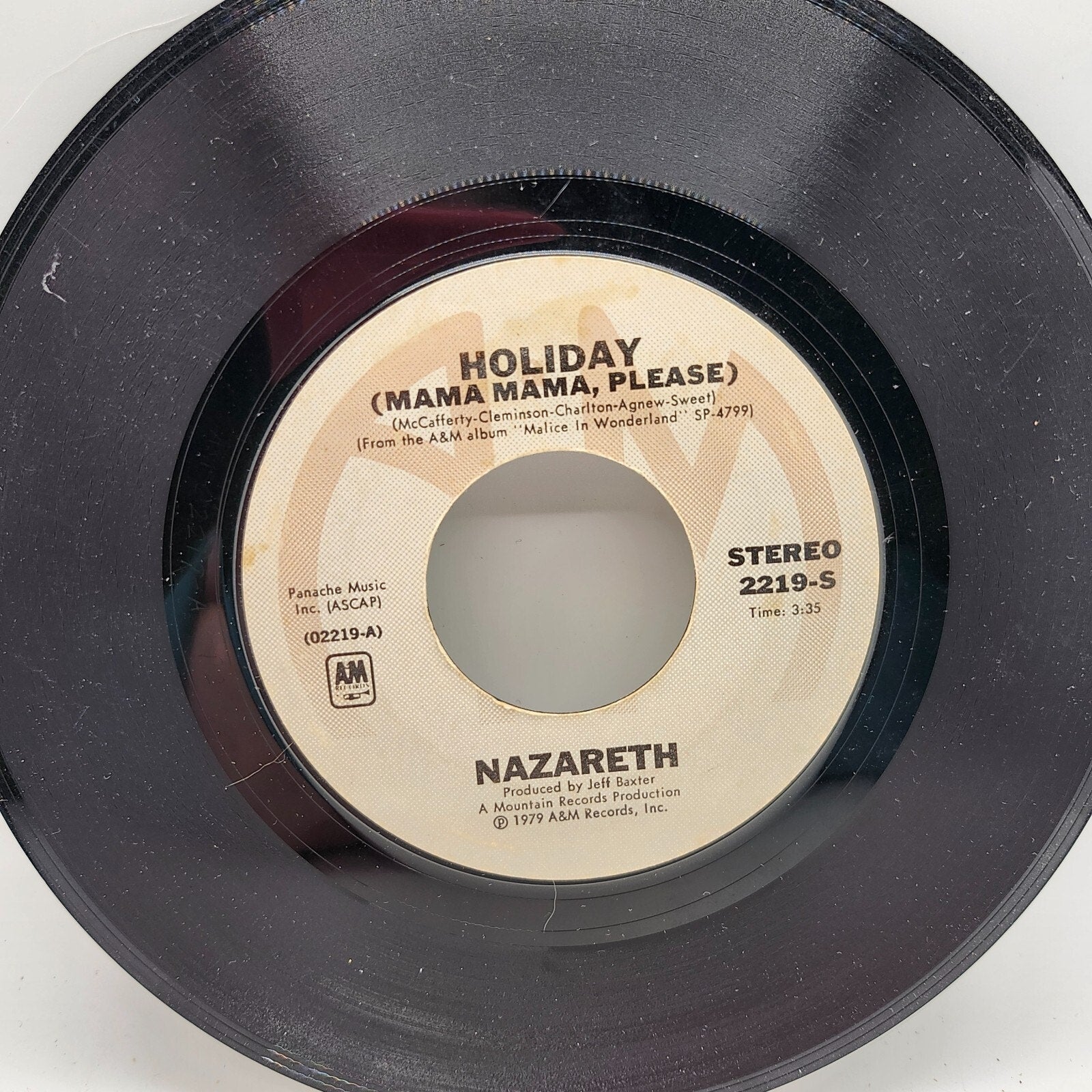 Ship of Dreams / Holiday (Mama Mama, Please) By Nazareth (Record) - 2219-S