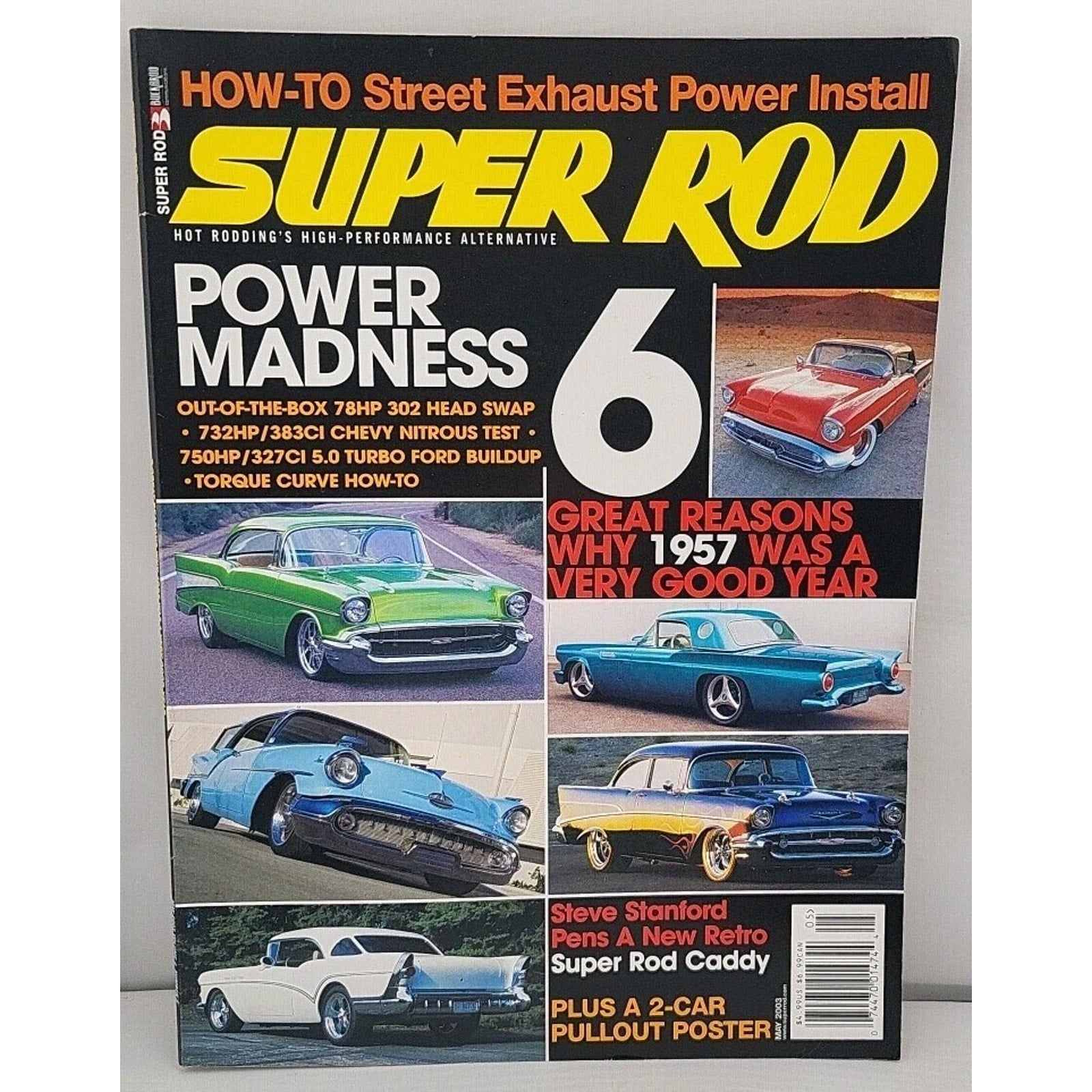 Super Rod Magazine May 2003 Cadillacs For Connoisseurs/'57 Olds