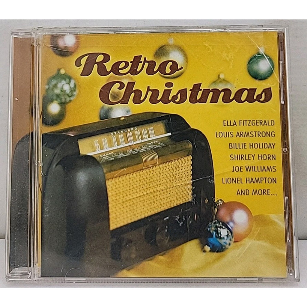 Retro Christmas Music CD Audio Ella Fitsgerald Louis Armstrong Billie Holiday