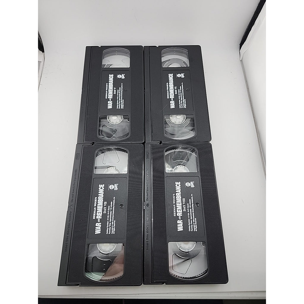 Herman Wouk's War And Remembrance 12 VHS Collectors Set Parts I-XII
