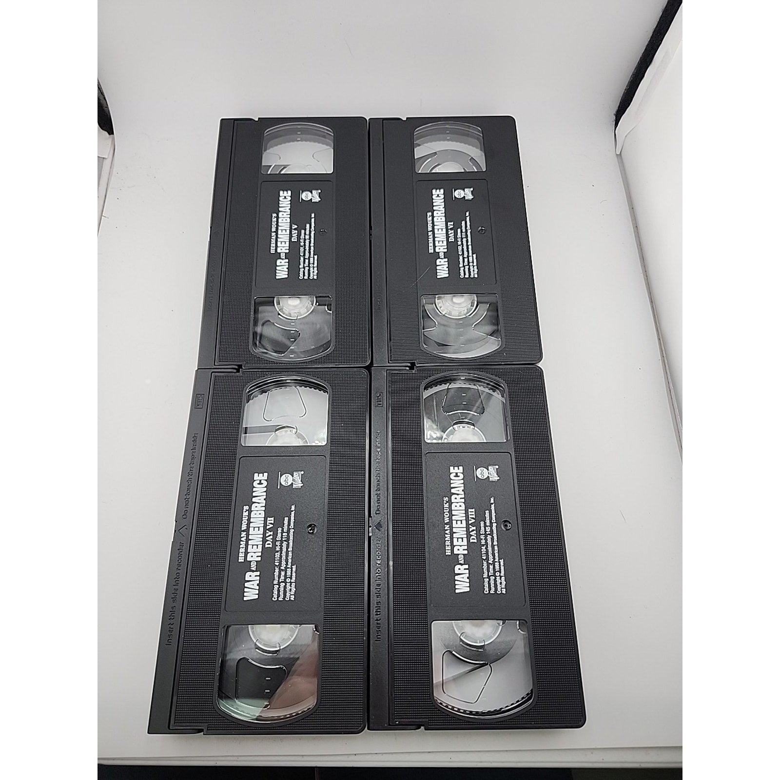 Herman Wouk's War And Remembrance 12 VHS Collectors Set Parts I-XII