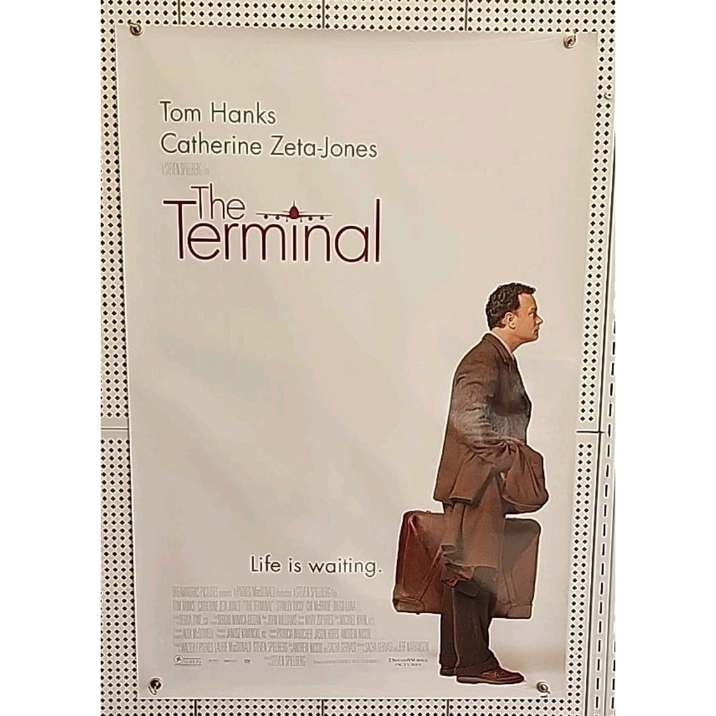The Terminal Movie Poster 2 Sided Original 27x40 Tom Hanks Steven Spielberg