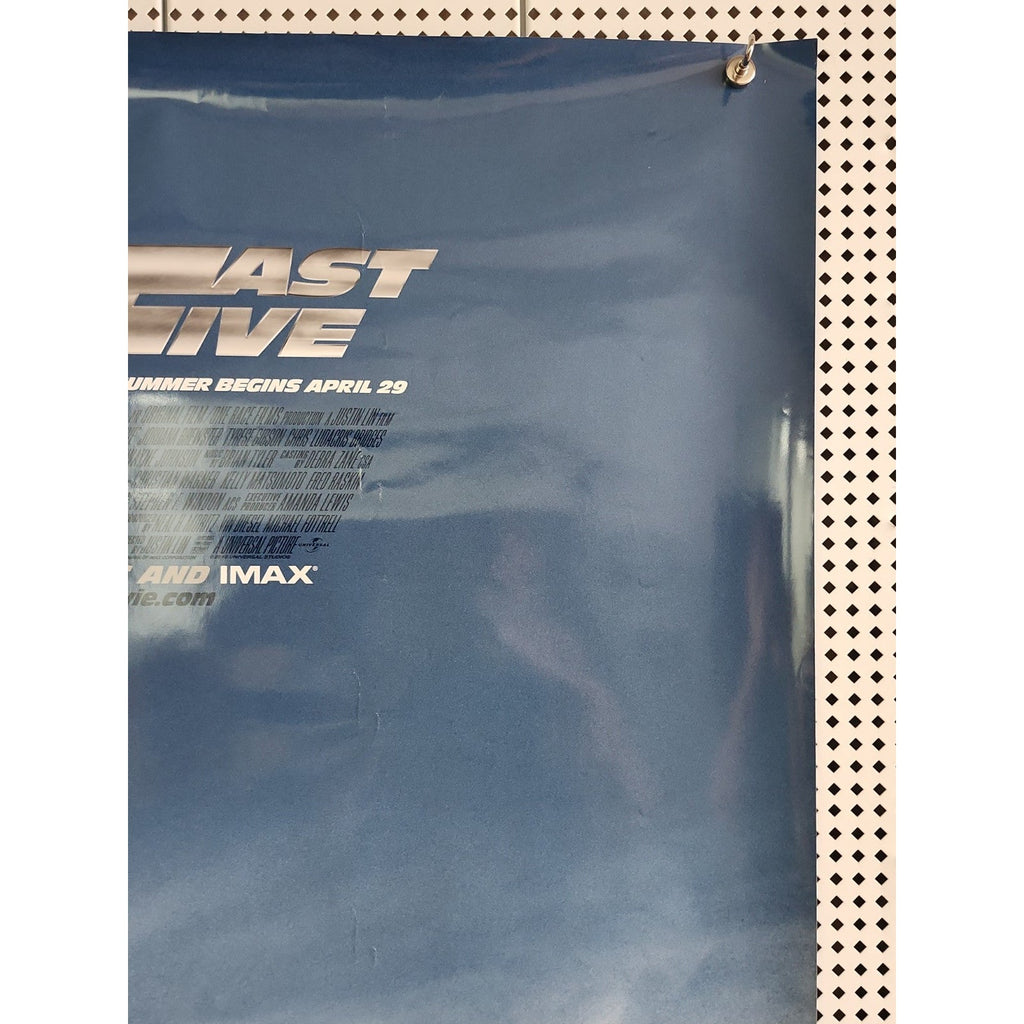 Fast Five 27 X 40 2 Sided Paul Walker Vin Diesel The Rock
