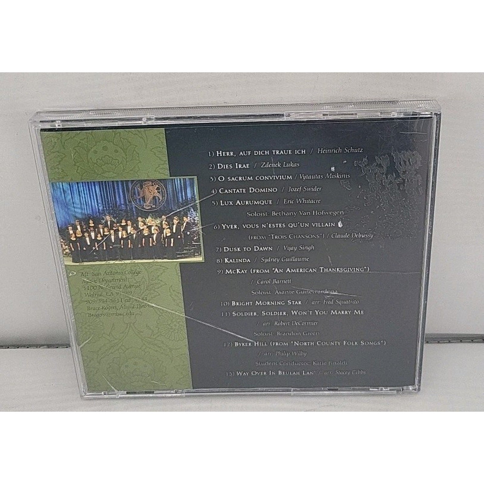 Dusk To Dawn - Mt. San Antonio College Chamber Singers CD