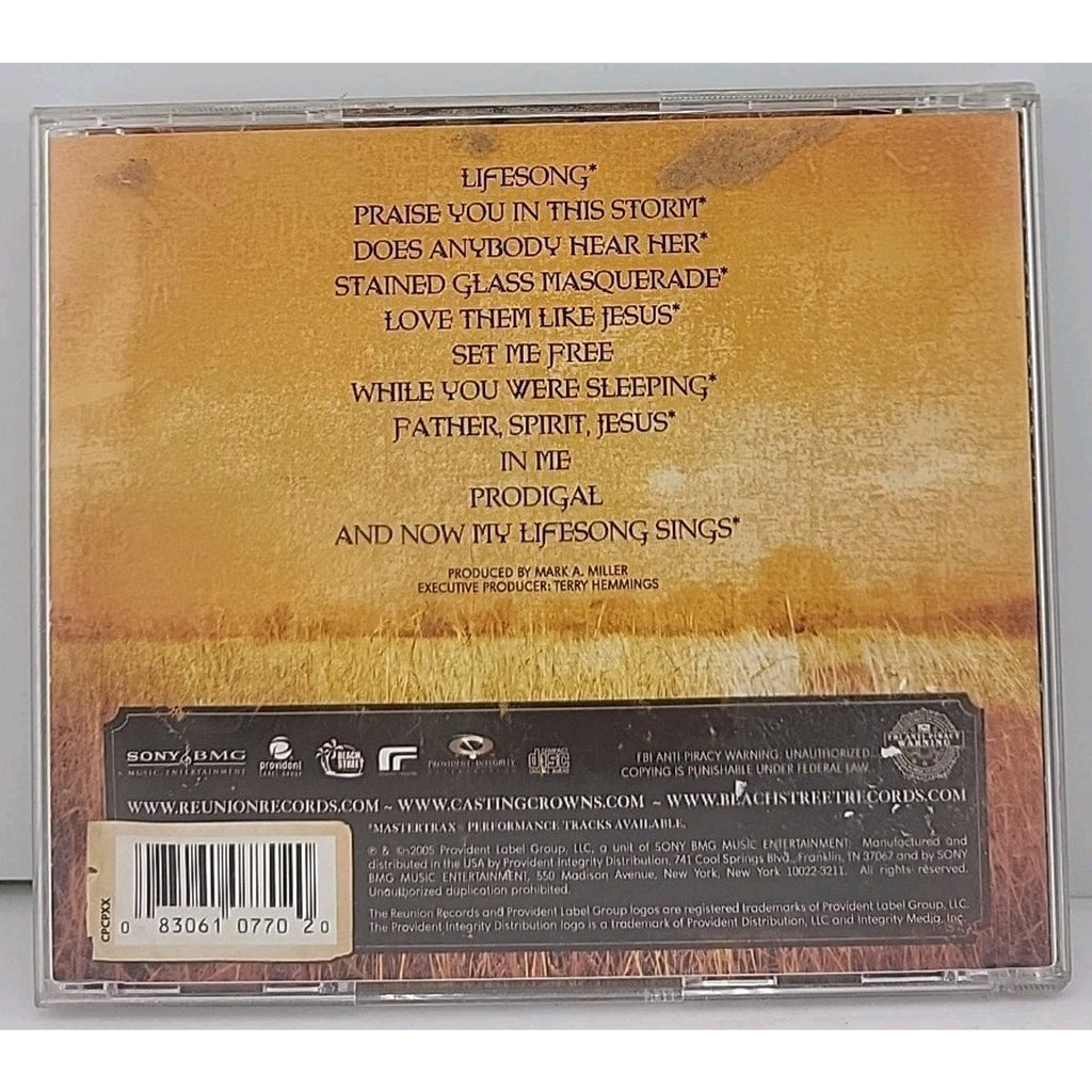 Lifesong by Casting Crowns (CD, 2005)