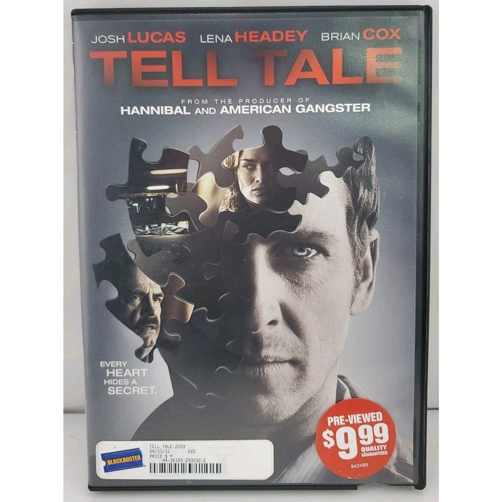 Tell Tale DVD (Josh Lucas, Lena Headey)