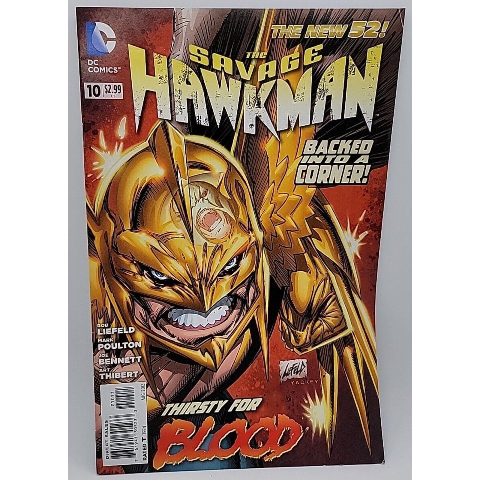 The Savage Hawkman #10 The New 52! (2012) DC Comics