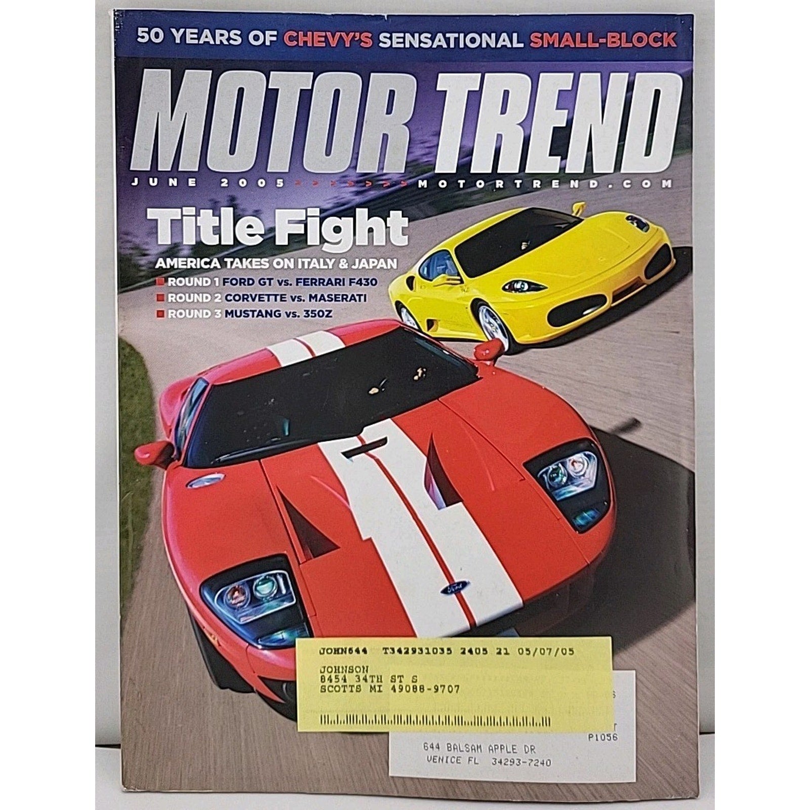Motor Trend Magazine June 2005