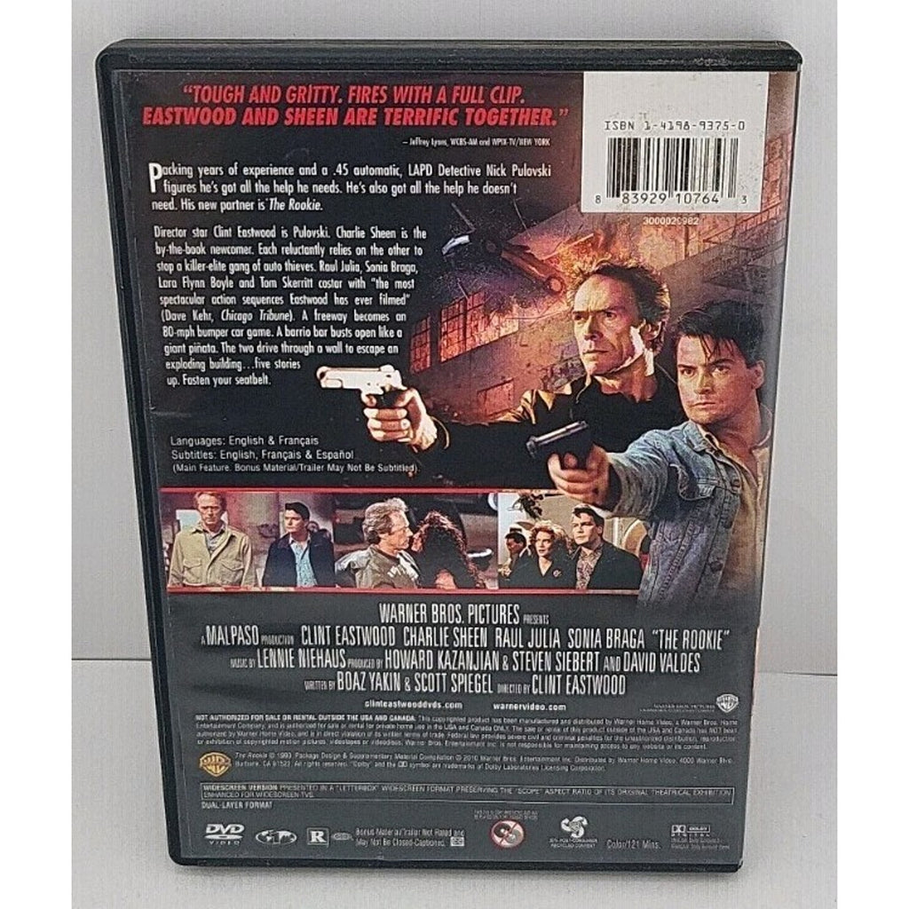 The Rookie (DVD, 1990)