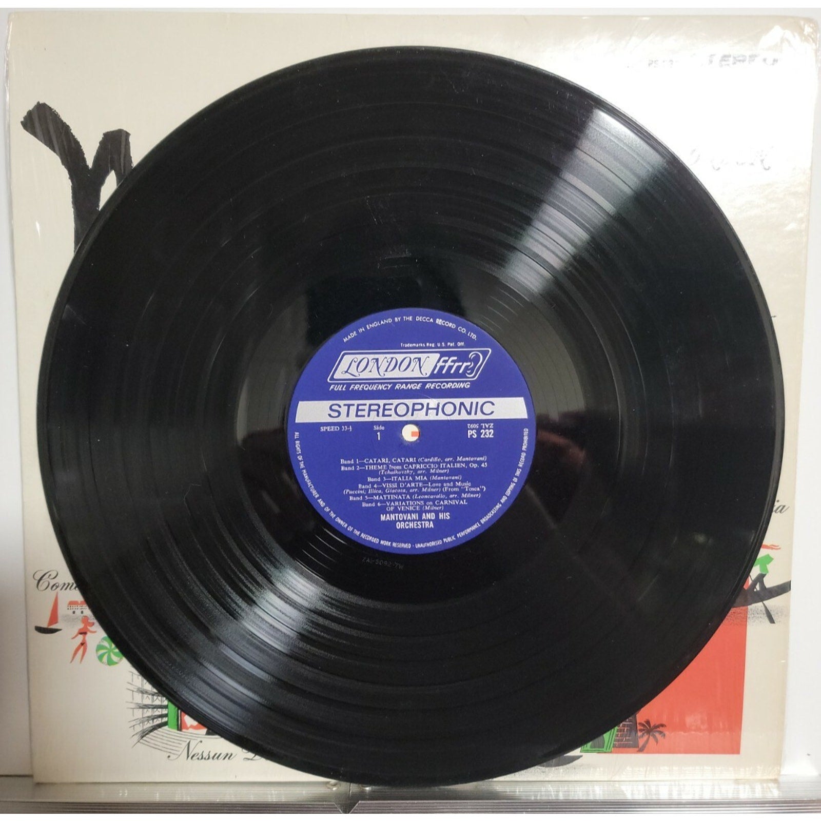 Mantovani And His Orchestra – Italia Mia (Vinyl)