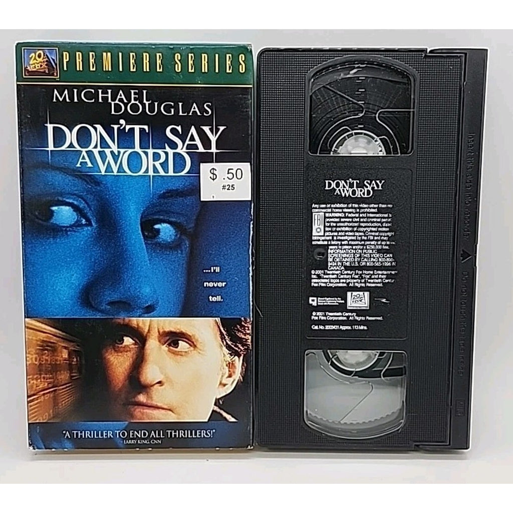 Don't Say a Word (VHS, 2001)