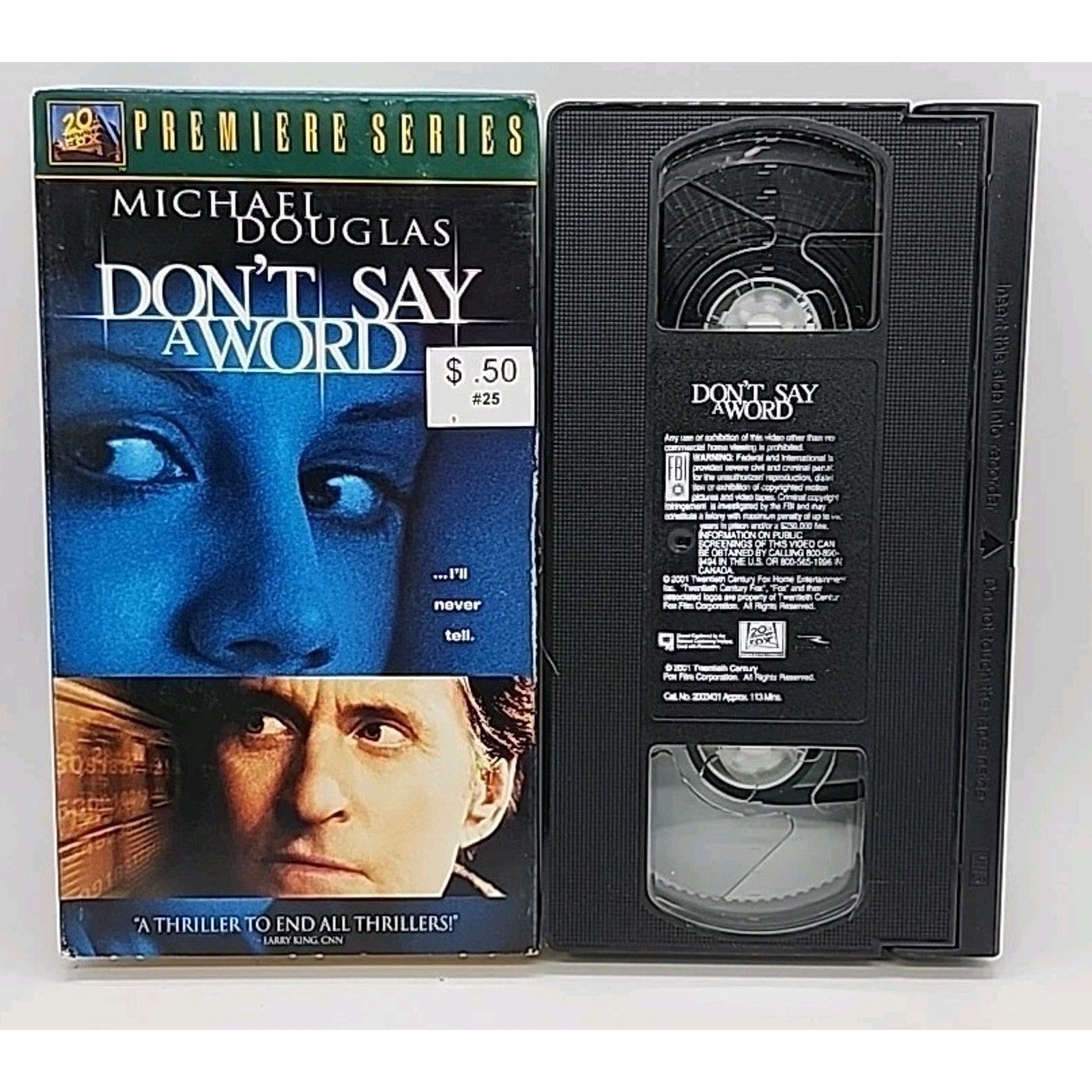 Don't Say a Word (VHS, 2001)
