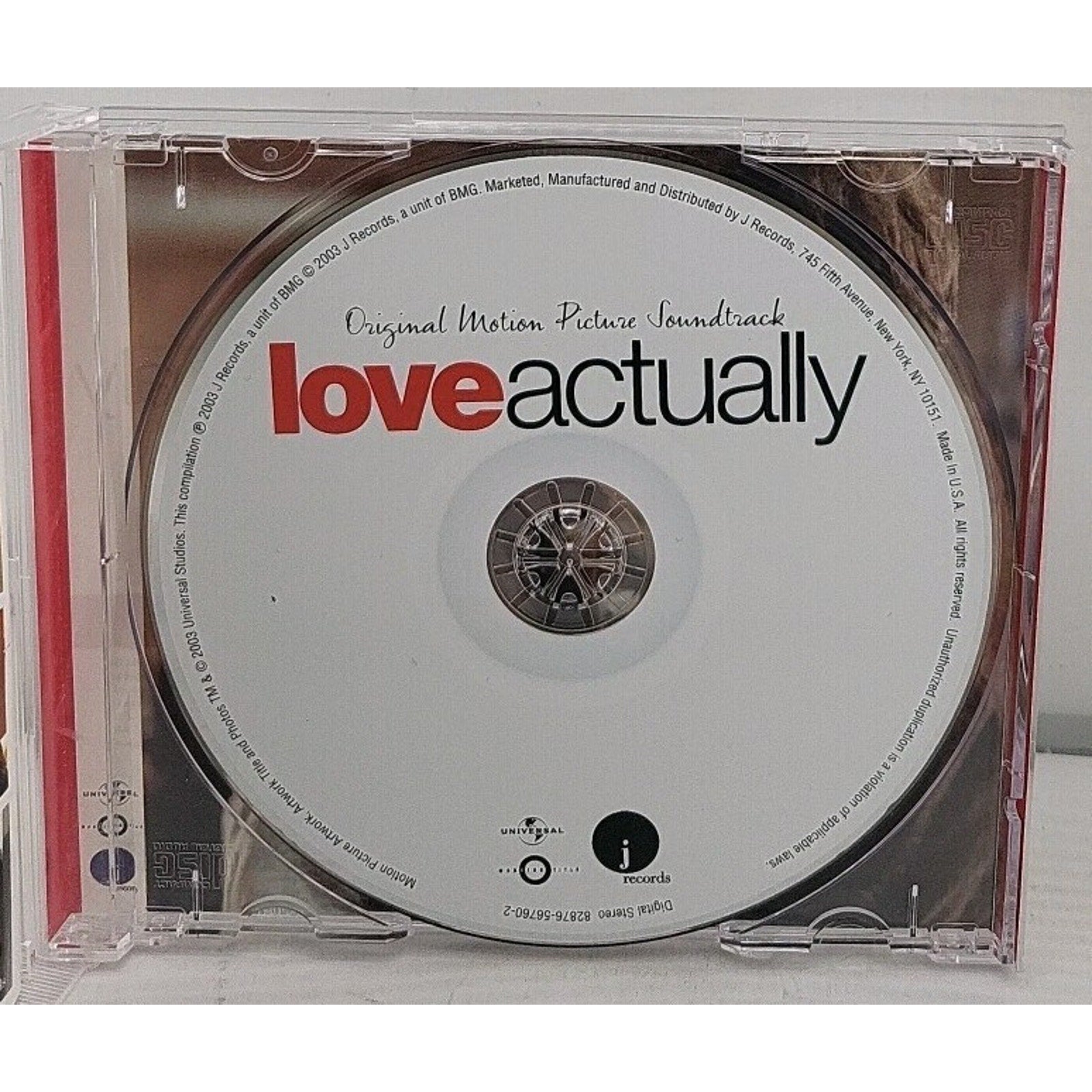 Love Actually [Original Soundtrack] by Various Artists (CD, Nov-2003, J Records)