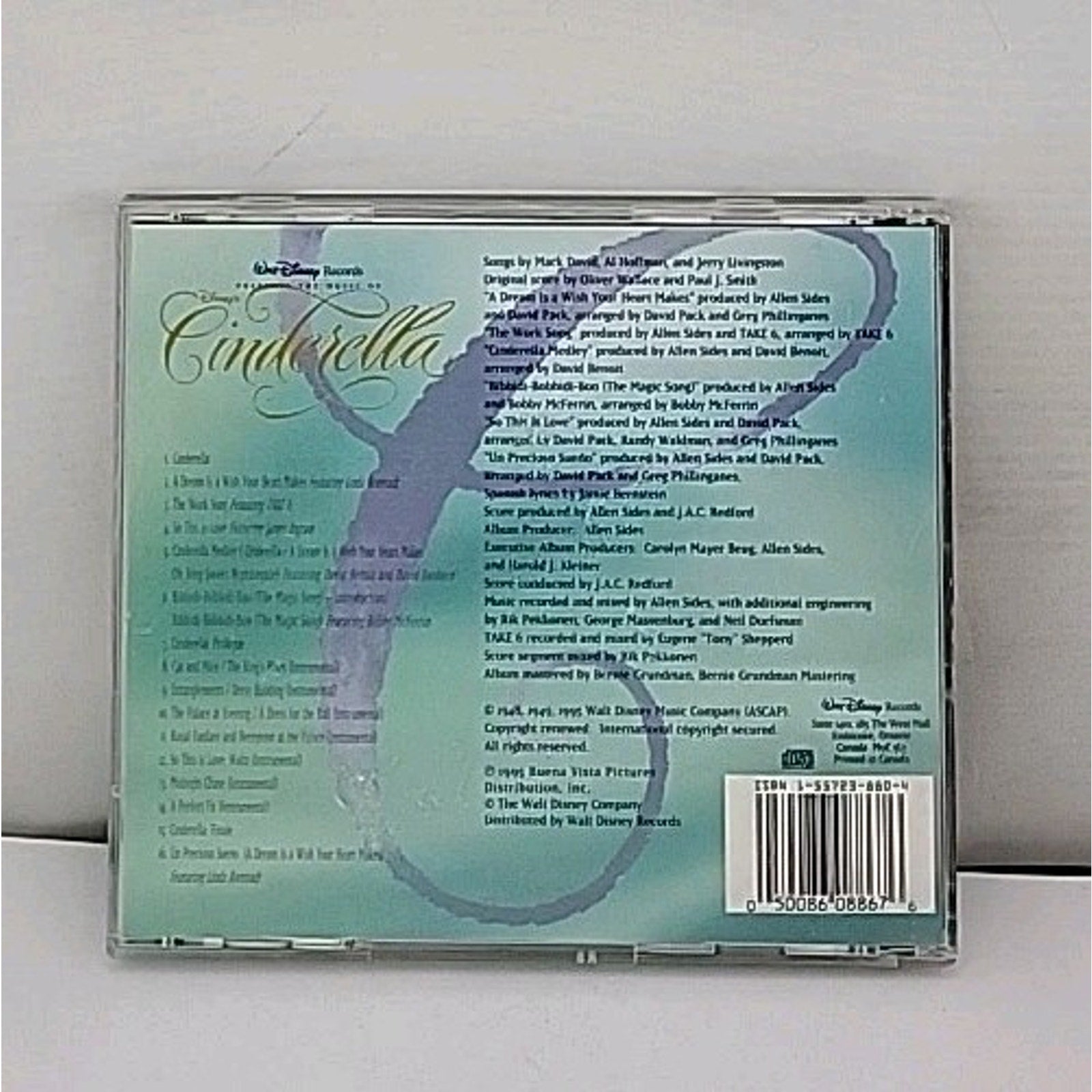 Cinderella: Tribute to a Classic by Disney (CD, Sep-1995, Walt Disney)